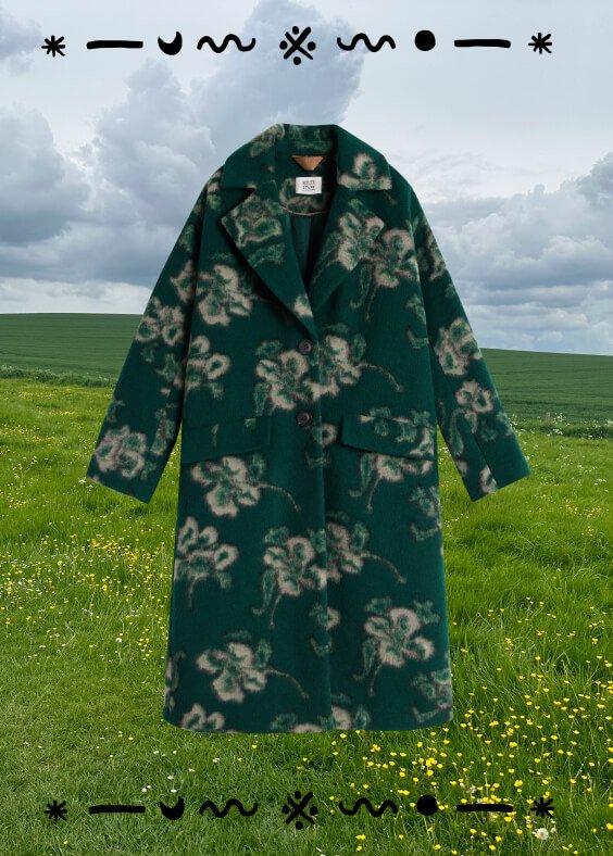 LARA FLORAL COAT